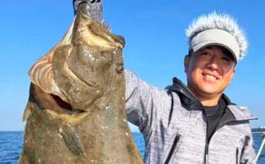「76.5cmの大ヒラメに歓声!」周防灘の泳がせ釣りでヒラメ・アコウ・青物が連発【山口】