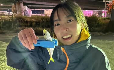 「彼女の釣り才能が開花？」波止アジング釣行でアジが連発【泉佐野】