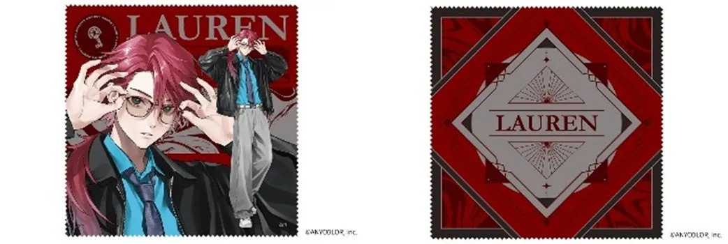 ローレン・イロアスデザインの大判メガネ拭き