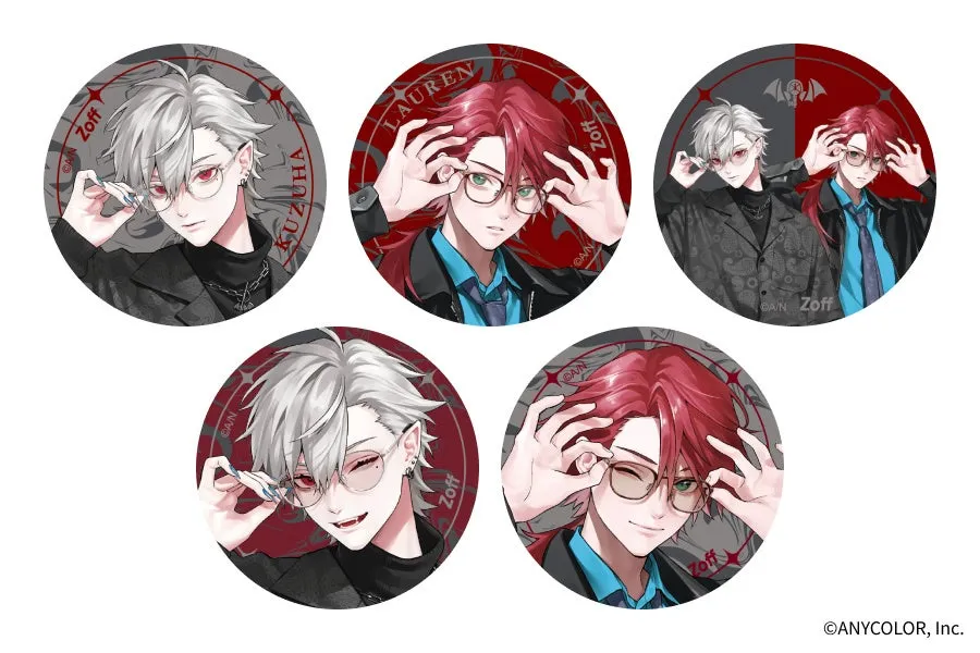 トレーディング缶バッジのイラスト