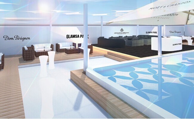 ※GLAMSA PARK 2024 プールエリア【パース】 ※GLAMSA PARK 2024 プールエリア【パース】