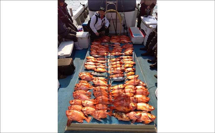 赤い美味魚『チカメキントキ』が良型主体に連発！【船釣り釣果速報・福岡】