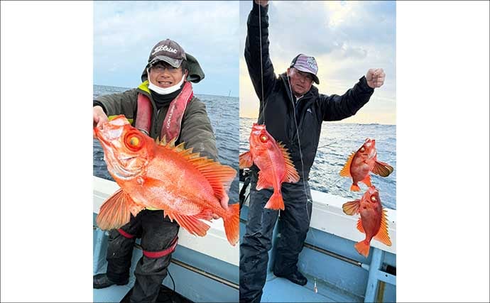 赤い美味魚『チカメキントキ』が良型主体に連発！【船釣り釣果速報・福岡】