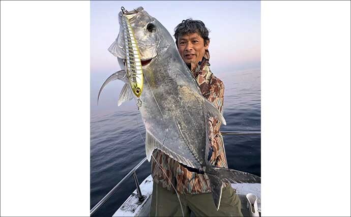 【沖のルアー釣果速報】伊勢志摩沖のティップランで良型アオリイカ連発！1kgアップも浮上（三重）