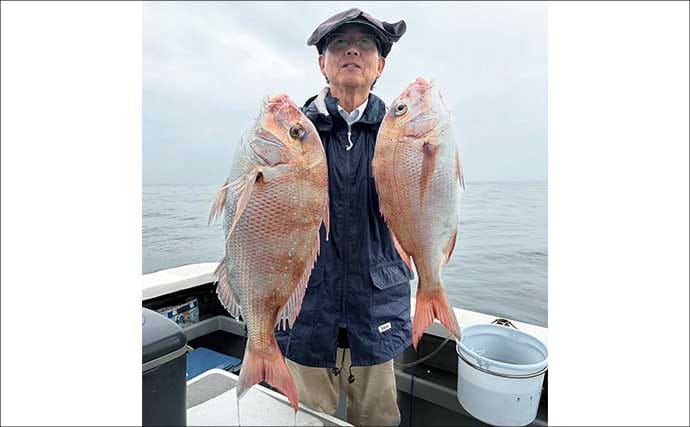 【沖釣り釣果速報】御前崎沖の落とし込み釣りで6kg超マハタが堂々浮上!(愛知・静岡)
