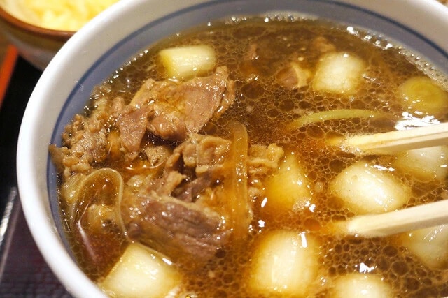 牛肉がたっぷり