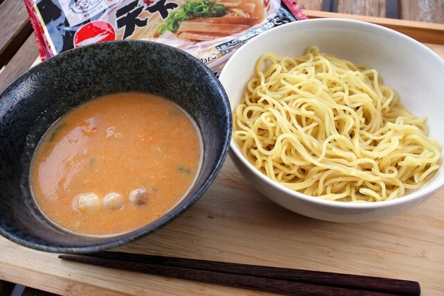 （４）完成！「天下一品うまい棒つけ麺」
