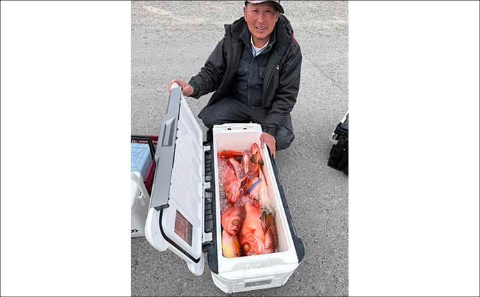 沖五目釣りで美味魚続々！良型アマダイにレンコダイにタカバ【船釣り釣果速報・福岡】