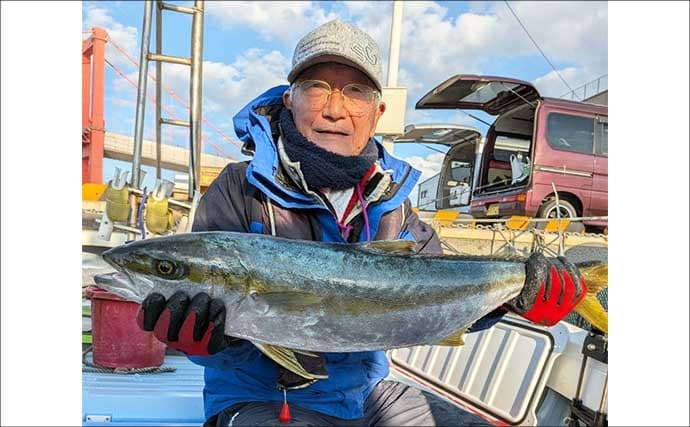 【沖釣り釣果速報】芦屋沖の落とし込み釣りで100cmの大ヒラマサ降臨！船中青物67尾の爆釣劇（福岡）
