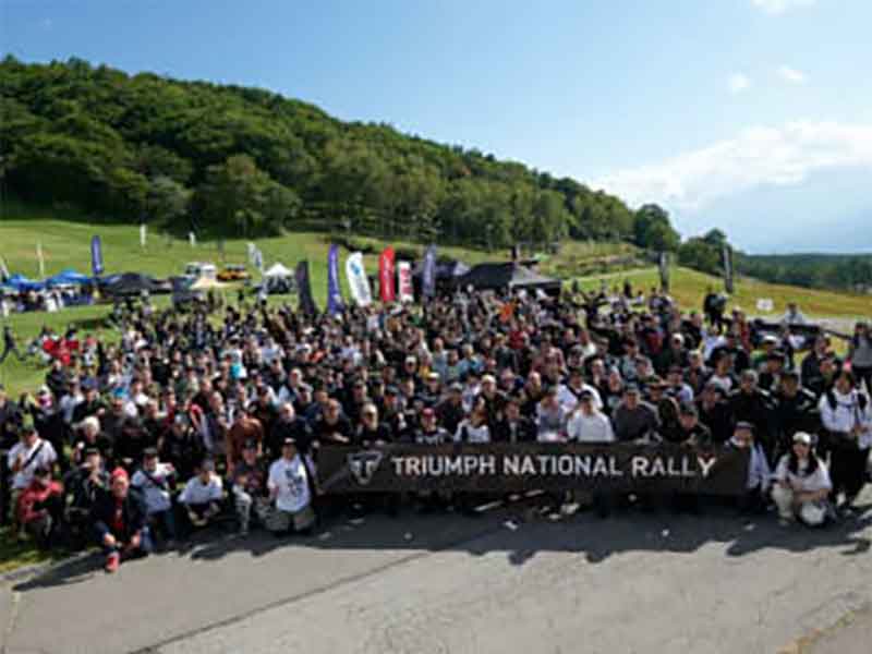 SBI日本少短が10/4開催の「TRIUMPH NATIONAL RALLY 2025」に出展 メイン