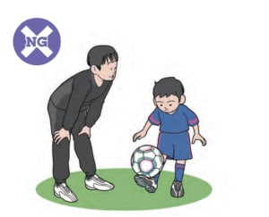 「うなずく」だけの返事で終わらないように【ジュニアサッカー 監督が使いたい選手がやってる！デキるプレー55】