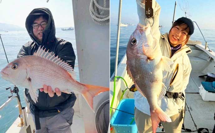 明石沖タイラバで数型どちらも狙える好シーズン到来！【船釣り特選釣果・関西】