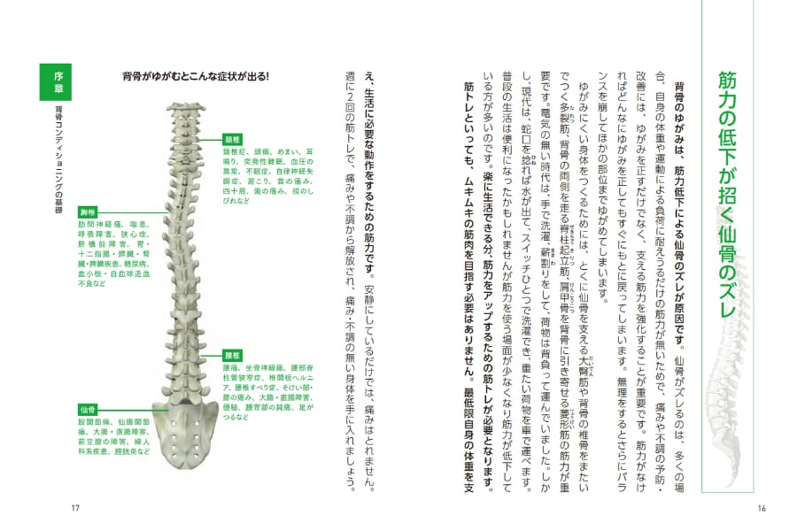 ゆがみを整える背骨コンディショニング