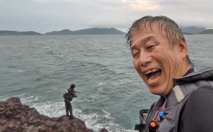 五島列島の遠征ロックショア釣行でヒラマサ5kg級手中！【長崎・小値賀島】地磯歩きでチャンスつかむ