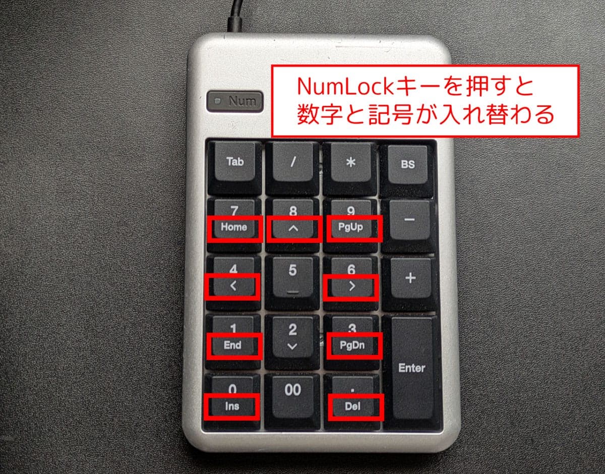 NumLockキーの二つの顔:その機能と役割1