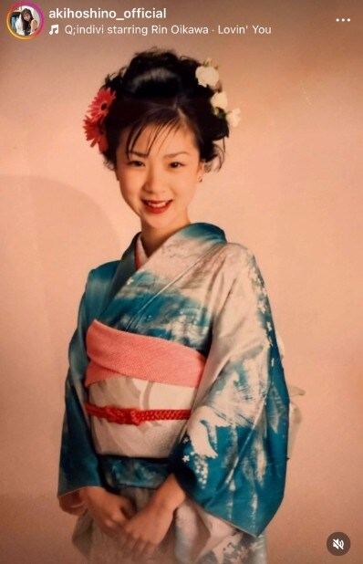 Instagram:ほしのあき(＠akihoshino_official)より