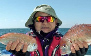 外房片貝沖のハナダイ釣りで40cm級交じりの爆釣劇!【千葉】規定数50尾到達者も