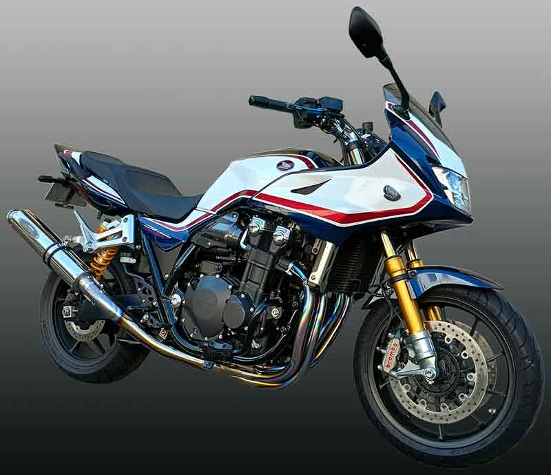 テックサーフの手曲げオールチタニウムマフラー「Type-2」シリーズに CB1300SB/SF(21-)用が発売! 記事3