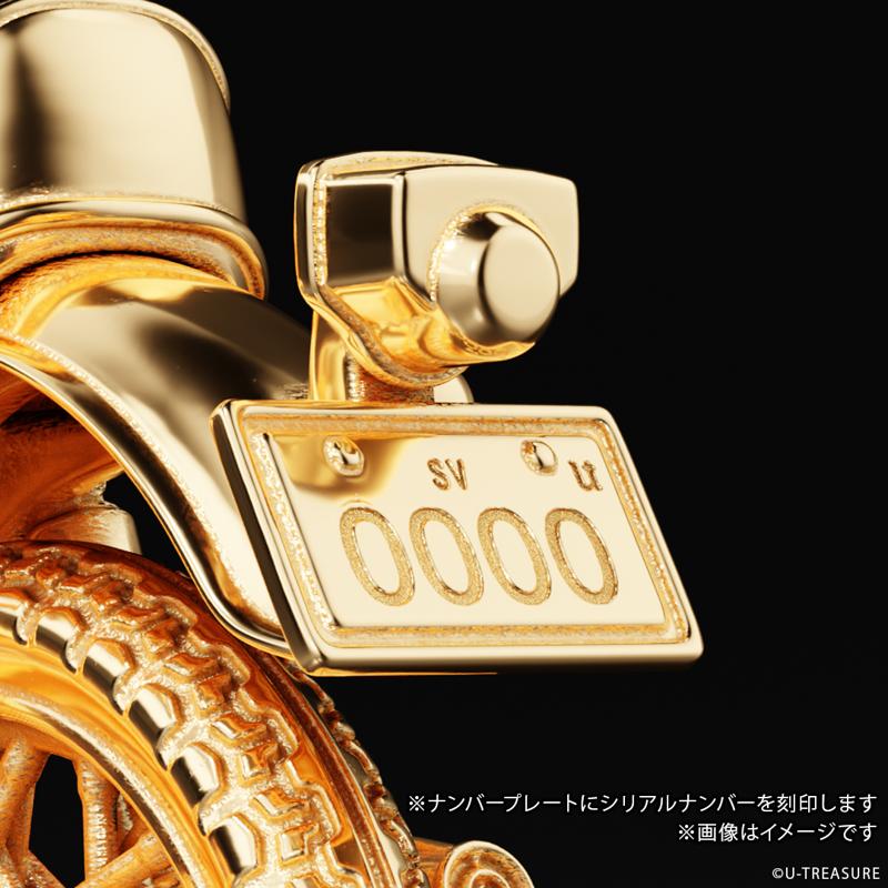 【Honda】”ナナハン”の代名詞「CB750FOUR」1969年モデルの1/24サイズ シルバー製フィギュア。ナンバープレートにシリアルナンバーを刻印