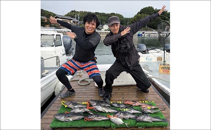 【沖のルアー釣果速報】持ち上がらないほどの重量感!ジギング船で7kg超えブリ手中に歓喜(愛知)