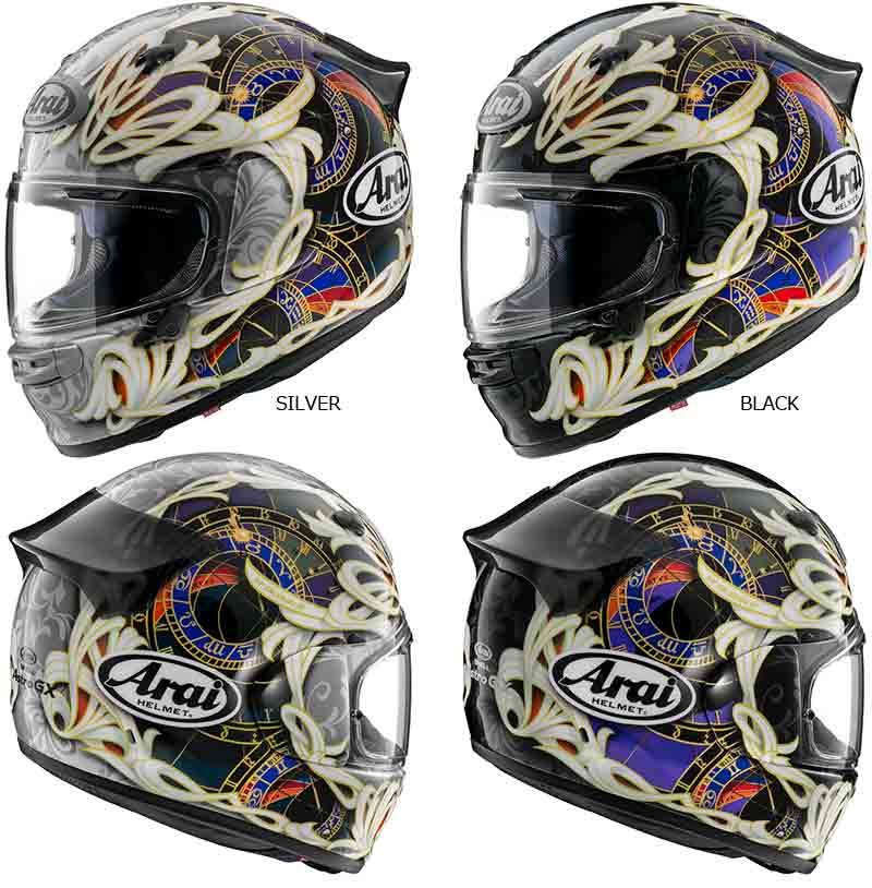 天文時計モチーフのゴシック調デザイン「ASTRO-GX ORLOJ/アストロ GX・オルロイ」がアライヘルメットから12月上旬発売 記事1