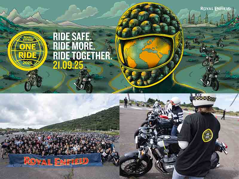 【ロイヤルエンフィールド】ライドイベント「One Ride 2025」を世界60カ国以上で同時開催、4万人以上のライダーが参加 メイン