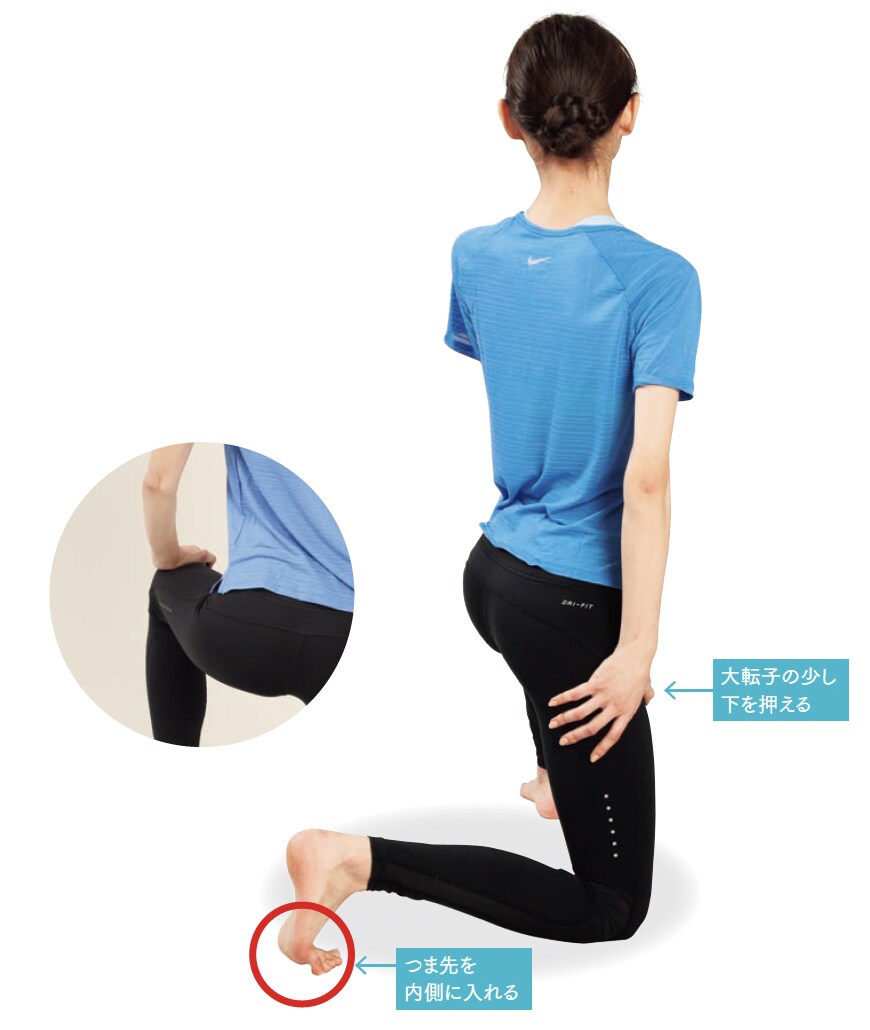 ランジねじり ストレッチ体操のやり方 手順1【背骨コンディショニング】