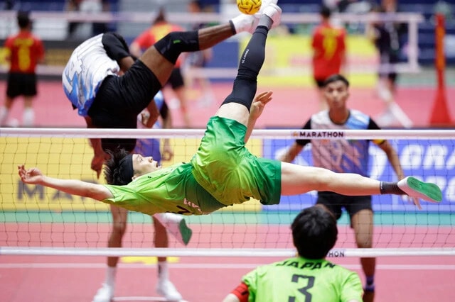 空中の格闘技とも呼ばれる激しい攻防が魅力のセパタクロー。タイなどが覇権を握る中で、日本が風穴をあけた