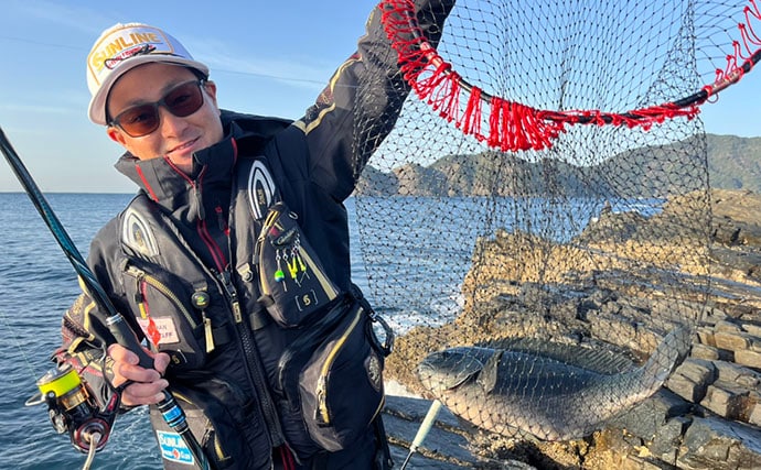 「良型クロは簡単じゃない！」磯フカセ釣りで重量級ヒットが連発【宮崎】