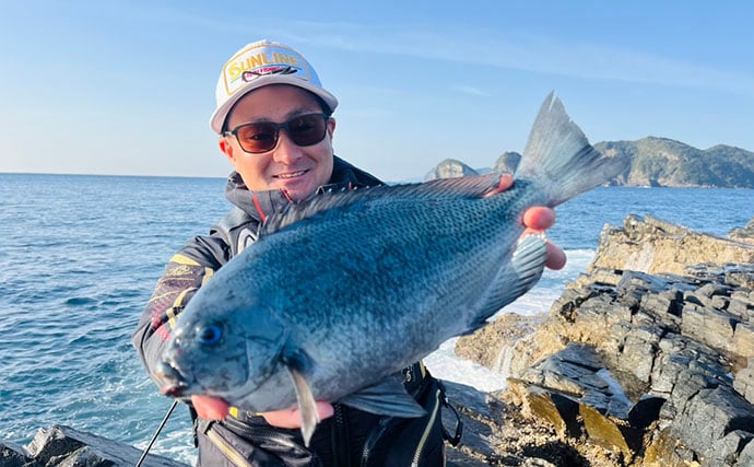 「良型クロは簡単じゃない！」磯フカセ釣りで重量級ヒットが連発【宮崎】