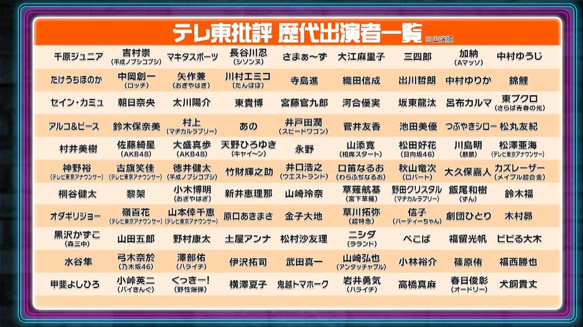 テレ東批評
