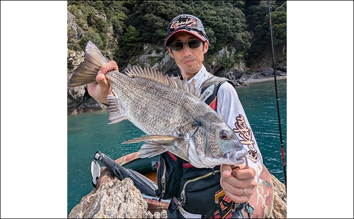 磯でのエギング＆フカセ釣りを堪能【大分・米水津】アオリにグレに大型カワハギでお土産十分