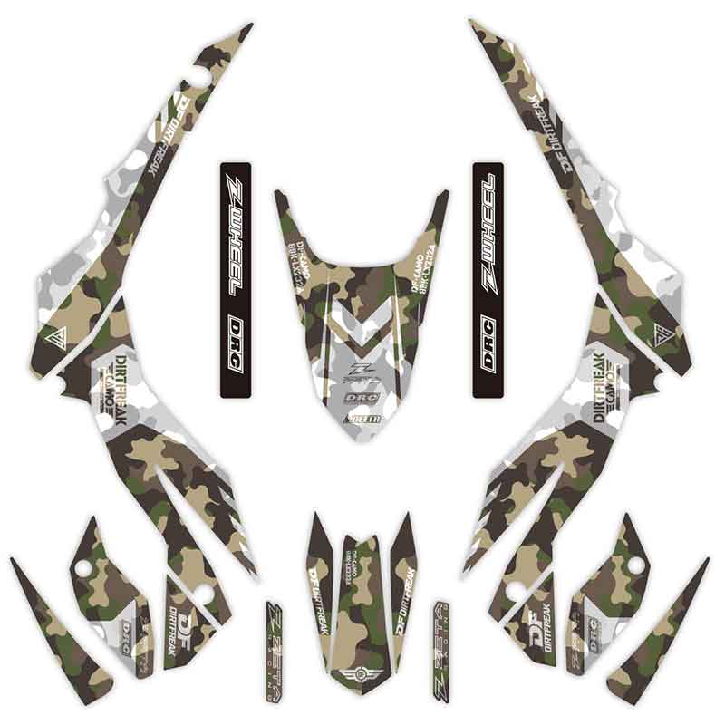 ダートフリークから CRF250L・KLX230 SHERPA用の「グラフィックキット」が発売！ 記事6