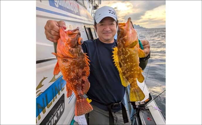 【沖釣り釣果速報】浦島礁のジャンボメダイ船が好調！船中12匹の好実績（福井）