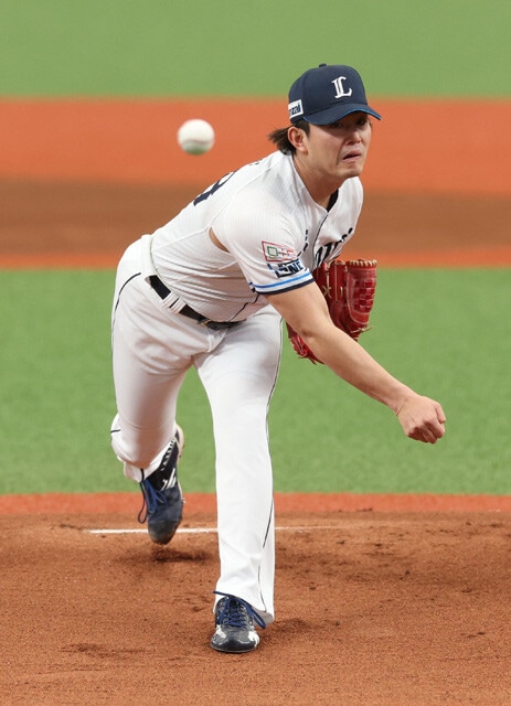 開幕からここまで防御率0点台の好投を続ける西武・今井。「日本球界で別格」（お股ニキ氏）