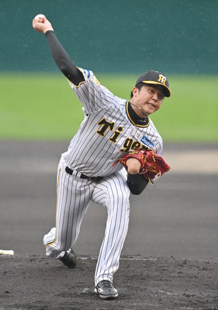 交流戦で無双中の阪神・才木。「パの打者が苦手なフォークを武器にするタイプ」（お股ニキ氏）