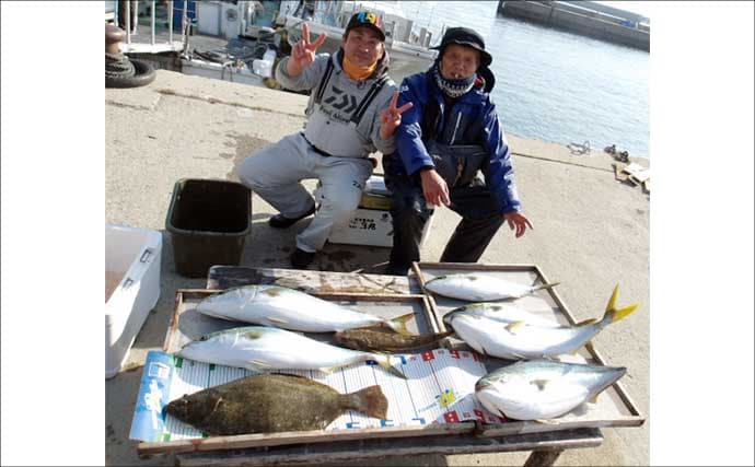 【沖釣り釣果速報】10kg超ブリ浮上に船上熱狂！イワシの泳がせ釣りで全員安打達成（愛知）