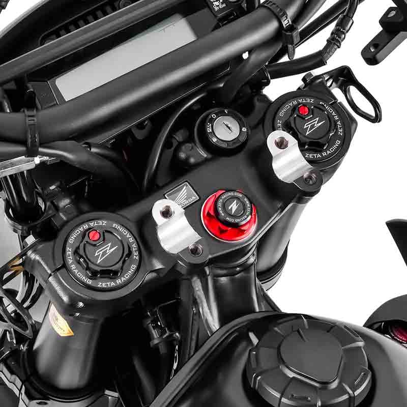 CRF250L/RALLY に適合する「ZETA フロントフォークトップキャップ」がダートフリークから発売! 記事3
