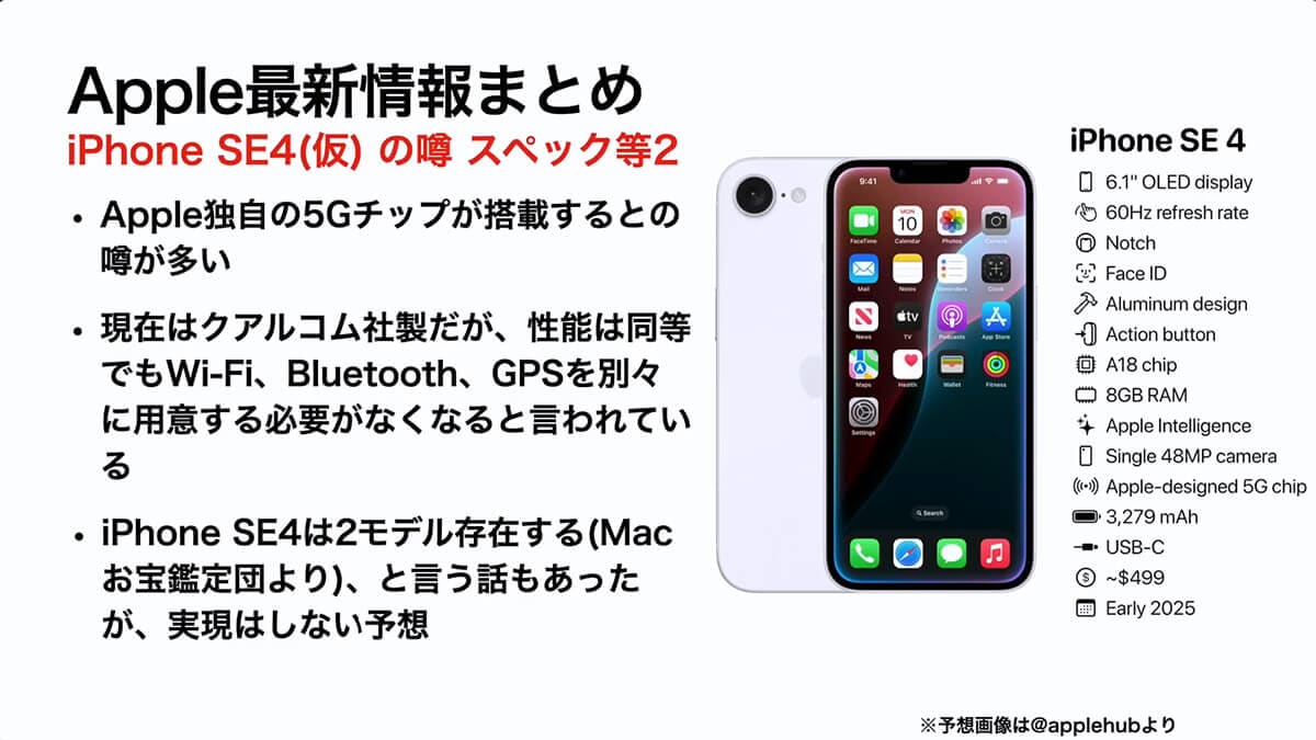 iPhone SE4の最新情報をチェック！1