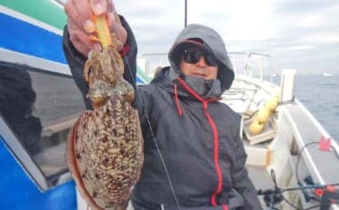 シーズン初期の伊勢湾でコウイカ釣り好調【愛知・南知多】3連続ヒット含め6匹キャッチ