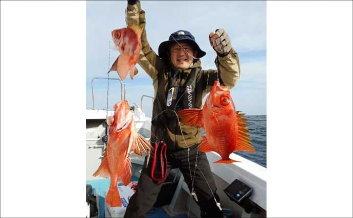沖五目釣りでチカメキントキやアマダイなど多彩な美味魚が好反応【船釣り最新釣果16選】