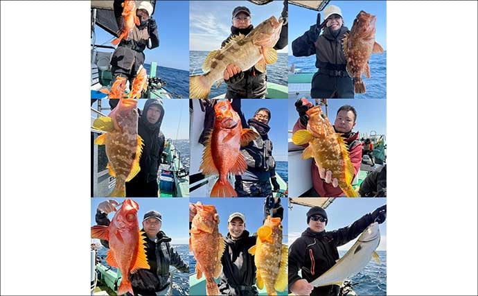 沖五目釣りでチカメキントキやアマダイなど多彩な美味魚が好反応【船釣り最新釣果16選】