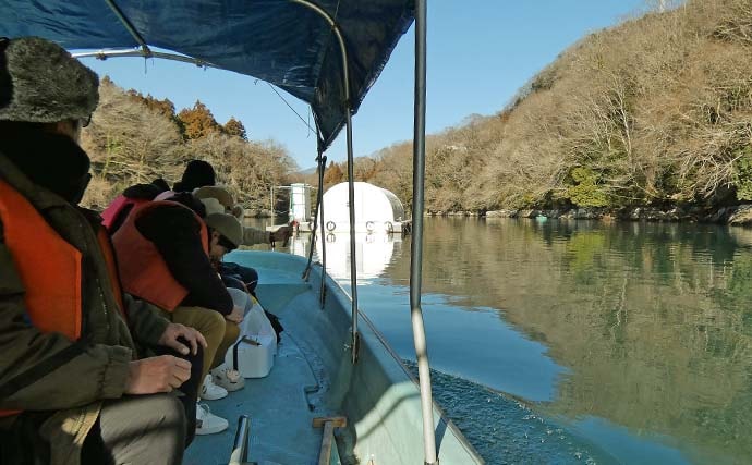 「寒風知らずの快適空間」ドーム船で12年ぶりのワカサギ釣り満喫【神奈川・相模湖】