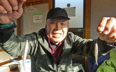 「寒風知らずの快適空間」ドーム船で12年ぶりのワカサギ釣り満喫【神奈川・相模湖】