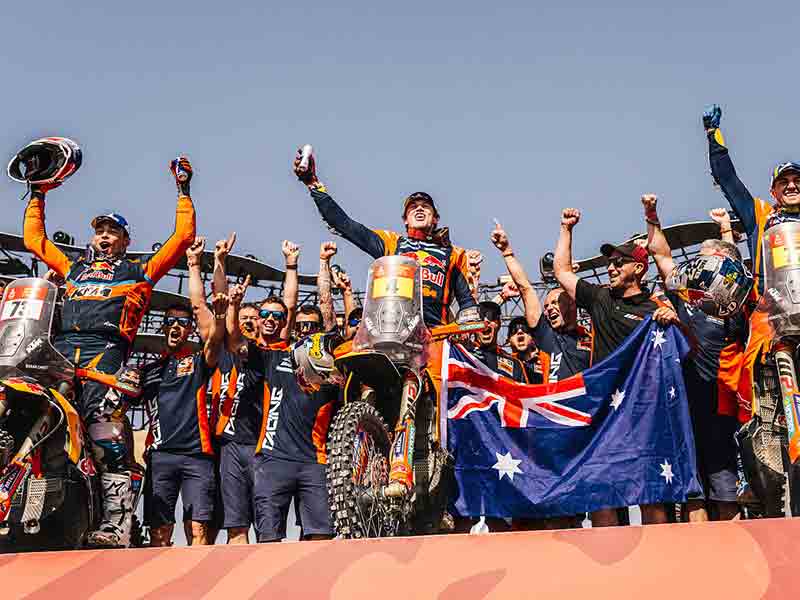 【KTM】ダニエル･サンダースが2025年ダカールラリー優勝！ 記事1