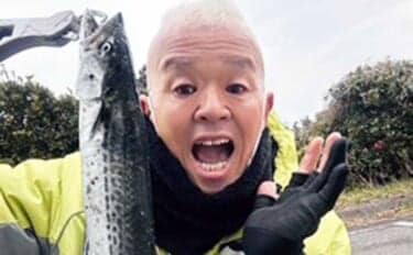 鞠山海遊パークでのショアジギングで48cmサゴシ(サワラ)釣れた!【福井】