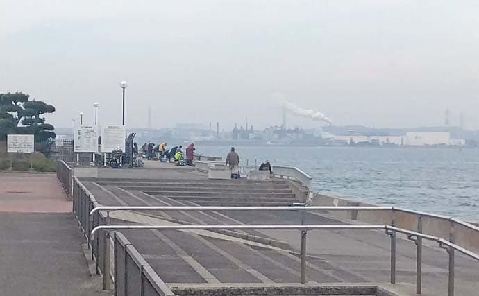 サビキ釣りでボラ40匹の爆釣！【愛知・碧南海釣り広場】排水機周りが好ポイント