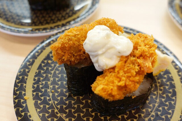 「広島県産カキフライ軍艦（タルタルソース）」　　