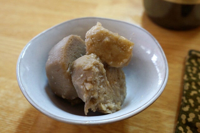 サービスの「里芋煮」