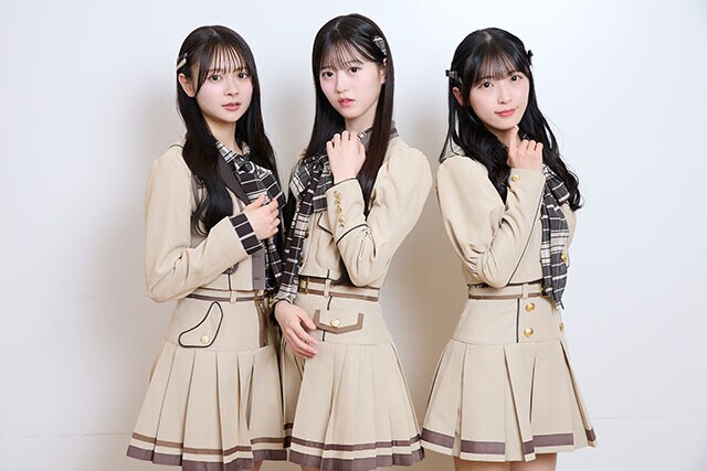 19期研究生・伊藤百花、18期生・八木愛月、17期生・佐藤綺星